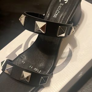 Beautiful and elegant black sandals